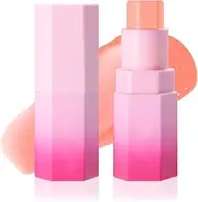 DAGEDA Jelly Blush Stick, High Pigmented Blush for Cheek with Nature Transparent Finish Blush Makeup, Buildable Long Lasting Moisturising Lip & Cheek Tint Blush - #01