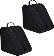 Roller Skate Bag for Boys Girls,Breathable Kids Ice Skate Bag Skating Shoes Storage Handbag with Sides Mesh Pockets,Skates Shoes Bag for Quad Skates Inline Skate Accessories