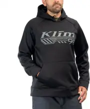 Klim Foundation, hoodie , color: Black/Grey , size: XL