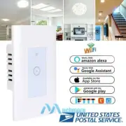 Smart WIFI Light Switch Remote 1 Gang Work With Alexa Google Home Voice Control