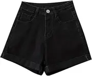 [Generic] Women's Shorts 2025 Trendy Running Athletic Loose Solid Wide Leg Pants with Pockets