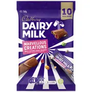 Cadbury Dairy Milk Marvellous Creation Chocolate Share Pack 10 Pieces 160g