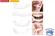 Snap On Bottom /Upper Lower False Teeth Dental Veneers Dentures Fake Tooth Smile