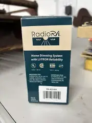 One New Lutron RadioRa RA-AD-WH White Dimmer Lighting Control Switch OG#100