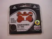 NEW - FIDO ENGRAVABLE PET I.D. TAG - TEXAS LONGHORNS
