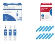 Glucose 50 Test Strips & Lancets for The AuQty GUK Multi-Monitoring Meter PM910