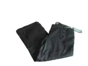 Sanctuary Side Button Crew Cap Crop Pant Trouser Jean Black 29 NWT