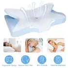 Memory Foam Neck Support Cooling Pillow Perfect for Side Back Stomach Sleepers
