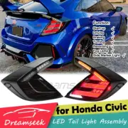 LED Tail Light Assembly for Honda Civic Hatchback 2016-21 Type R 17-21 Rear Turn (for: Honda Civic)