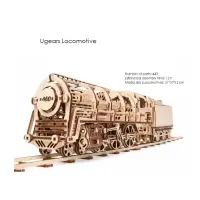 在飛比找蝦皮購物優惠-烏克蘭製 Ugears Locomotive 動力 木製 模