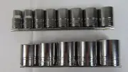 NEW Snap-On 13pc - 1/2" to 1-1/4" Shallow Socket Set - 1/2" Drive - 313TWYA SAE