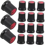 KAILIKETIY 50pcs Electric Guitar Volume Knobs Replacement Wh148 Potentiometer Caps 6mm Bass Guitar Sound Knobs for Amplifier Plastic Tone Button Covers