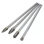4Pcs 6mm 4 Shank Rotary Cutting Burr Die Grinder Bit for DIY