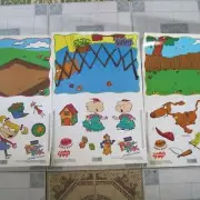 3 Sheets Nickelodeon's Rugrats Window Static Clings Blockbuster Play Pak 1997