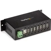 StarTech.com USB Hub - USB Type B - External - Black - TAA Compliant - 7 Total USB Port(s) - 7 USB 2.0 Port(s) - PC, Mac