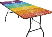 Outdoor Picnic Table , Waterproof Picnic Table , Vinyl Picnic Table , Rectangle Flannel Backed Table Covers, Windproof Decorative Table for Kitchen, Bbq, , Carnivals