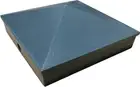 30x Caps DARK GREY Aluminum Post Cap 75mm x 75mm Fencing Capping