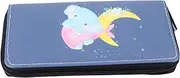 [Holibanna] Elegant Women's Pu Leather Long Wallet Elephant Pattern Compact Size for Cards Cash for Every Event