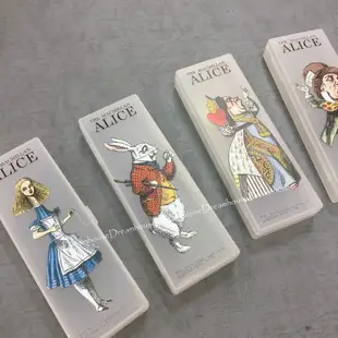 日本製 Alice on Wednesday 愛麗絲夢遊仙境 愛麗絲 時間兔 紅心皇后 帽客 愛麗絲專賣店 鉛筆盒