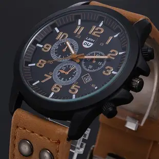 Mens Quartz Watch Fashion Simple Business Belt Quartz Watch