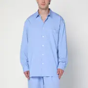 [Tekla] Cornflower blue pyjama shirt L Blue