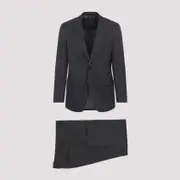 [Giorgio Armani] Giorgio Armani-Antracite Virgin Wool Suit-Uomo 48 IT