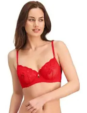 [me. by bendon] Delightfully So Underwire Bra in Salsa