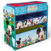 Kids Toy Organizer Storage Bin Box Wood Frame Shelf Rack Playroom Bedroom