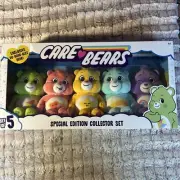 Care Bears Special Edition Collector Set of 5 Plushes 9 Inches Tall NEW Sealed