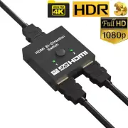 2 in 1 In Out UHD 4K Bi Direction 2.0 Switch Switcher Splitter Hub HDCP 3D