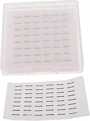 FOMIYES Self-adhesive Eyelash Strips 6mm Wide Bulk Pack Natural Adhesive for False Lashes Reusable No Glue Needed for Eye Shapes