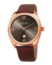 August Steiner Men's Leather Watch