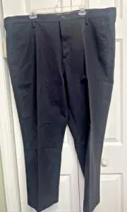 Mens Dockers Pants 48x30 Black Big &Tall Workday Khaki Classic Fit New