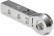 Moose Knuckle Offroad Mohawk Receiver 1.25" | 7,000lbs Limit - Class 1 or 2 Car, SxS, ATV & UTV Tow Hitch Receiver - Hitch Pin Holes 1/2" Compatible with 5/8" Shackle with 3/4" Pin, Atomic Silver