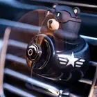 Car Air Freshener Clip Vent Fragrance Bear Perfume Aromatherapy Aroma Diffuser ‥