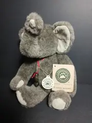 Trunkster Boyds P. Gallery Collection Elephant Jointed w/Peanut Plush 55250 New