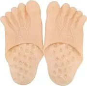[CARAFAST] White Elephant Gifts Gag Gifts Funny Slippers Feet Slippers Jumbo Funny Bare Feet for Kids and Adult