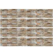 48 Sheet 3D Adhesive Tile Stickers Peel and Backsplash Wall Decals