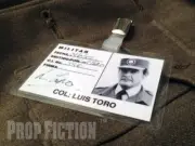 Cosplay Display Prop: Octopussy - Colonel Toro Military Pass / Security ID Card