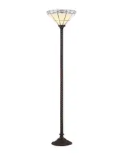 JONATHAN Y Designs Moore Tiffany-Style 68.57in Torchiere Floor Lamp
