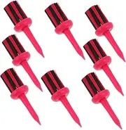 iplusmile Golf Tees 8pcs Long Golf Ball Markers Plastic Seat Brush Stands for Driving Range
