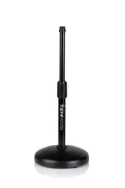 Gator Frameworks Desktop Microphone Stand with Round Weighted & Adjustable Base