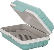 Sztxj Leakproof Travel Soap Dish with Lid, Portable Soap Case for Traveling, Camping, Outdoor, Gym, Bathroom Blue