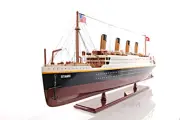 Handcrafted Titanic Painted Small Model Ship