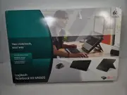 Logitech MK605 Notebook Kit Keyboard, Mouse and Stand Riser Unifying receiver