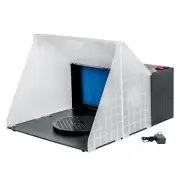 Portable Hobby Airbrush Paint Spray Booth Kit Oder Extractor Gun Toy Model Parts