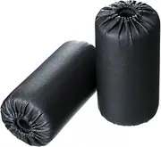 Foam Foot Pads Rollers Set of 2 (7"x3.5"x20mm) for Home Gym Exercise Machines Equipments Replacements with 1 Inch Rod