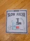 Hazel Quinn Masticating Juicer, Slow Cold Press Machine Easy to Clean Mint Green