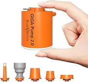GIGA PUMP 2.0 Electric Portable Air Pump 1300mah Battery Rechargeable Pump Ultra-Mini Inflator/Deflator Pump for Swimming Rings air Mattress Bed Pool Toy