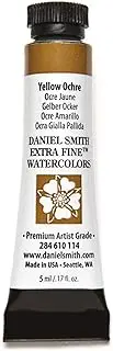 Daniel Smith Extra Fine Watercolor Paint, 5ml Tube, Yellow Ochre, 284610114, 1.7 Fl Oz (Pack of 1)